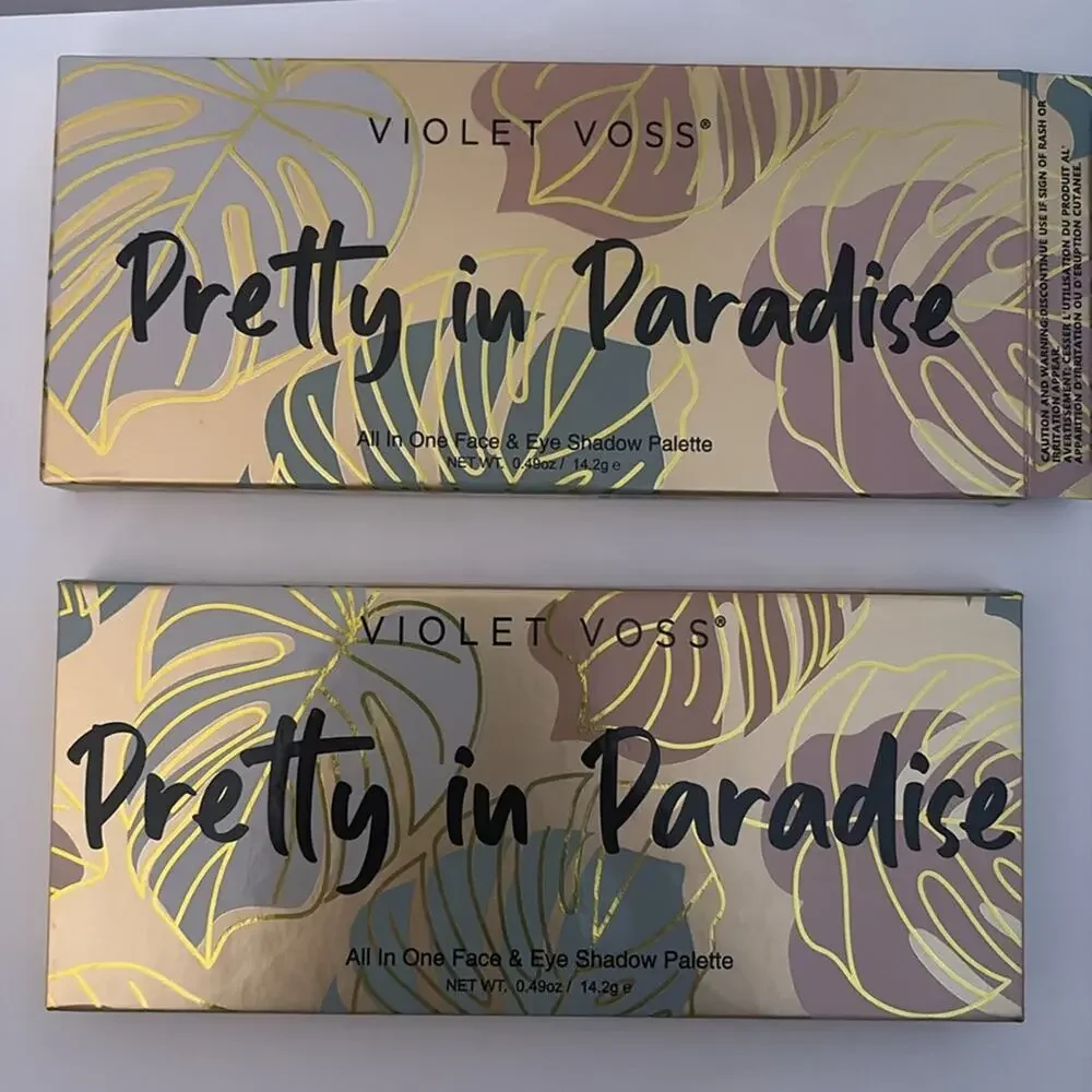 NWT violet Voss pretty in paradise eyeshadow and face palette
